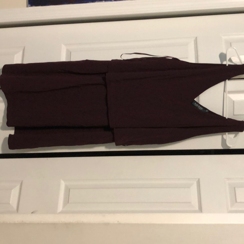 Ralph Lauren over lay dress with pockets!